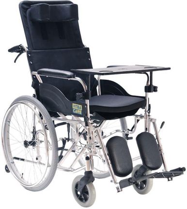 Mdh Wózek Inwalidzki Specjalny, Stabilizujący Plecy I Głowę Recliner Szer. Siedz. Wózka Inw. 46cm (Vcwk70346)