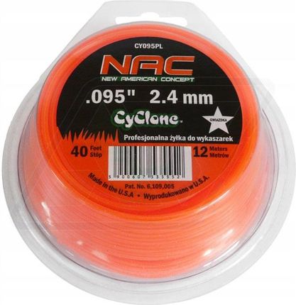 NAC Żyłka tnąca gwiazdka 2,4mm/12mb TR-CY095 cyclone - zdjęcie 3