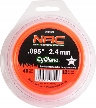 NAC Żyłka tnąca gwiazdka 2,4mm/12mb TR-CY095 cyclone - zdjęcie 2
