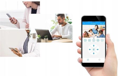 Rozz Kamera Ip Wifi Niania Elektroniczna Obrotowa Hd Audio Domowa Wewnętrzna - zdjęcie 5