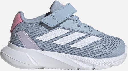 adidas Buty sportowe dziecięce dla dziewczynki na rzepy Duramo Sl El I IF6107 Błękitne