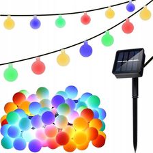 Zdjęcie Gardlov Girlanda Solarna Led Ogrodowa Lampki 50 Kul Świetlna Ogrodowe Solarne Kulki 23865 - Świętochłowice