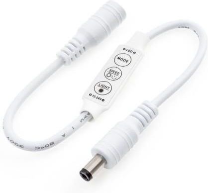 Led Studio Włącznik Z Przyciskami Led Dc12V 6A Ze Ściemniaczem Sl001 Biały