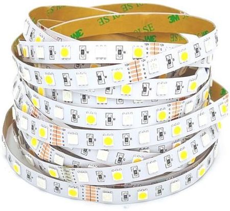 Led Studio Taśma Led 150+150 Smd 14.4W/Metr Dc12V Rgb+Nw Kolorowa Rgb + Neutralna 4000K Rolka 5 Metrów