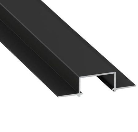 Led Studio Profil Led Pp-Hr Podtynkowy Aluminiowy Czarny 100cm