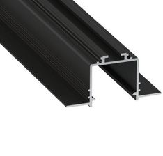 Zdjęcie Led Studio Profil Led Pp-Sb Podtynkowy Aluminiowy Czarny 202cm - Wrocław
