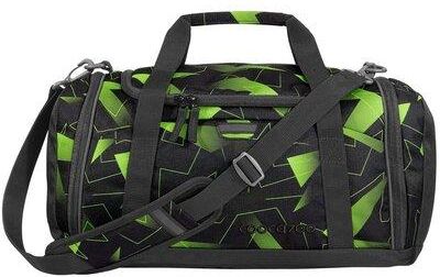 Torba sportowa COOCAZOO 2.0 Lime Flash Czarno-zielony