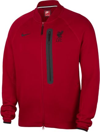 Męska kurtka piłkarska Nike Liverpool F.C. Tech Fleece - Czerwony