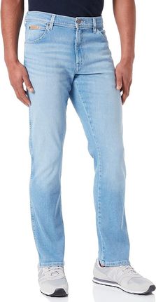 WRANGLER TEXAS SLIM MĘSKIE SPODNIE JEANSOWE JEANS STARLITE W12SYJZ86