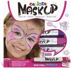 Zdjęcie Carioca Kredki do twarzy MaskUP Princess 3 kolory - Szczytno