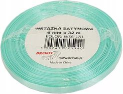 Zdjęcie Brewis Wstążka Satynowa Miętowa 6Mm X 32M - Śrem