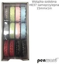 Zdjęcie Penword Wstążka Ozdobna Samoprzylepna 15Mmx1M 12szt. - Skała