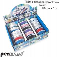 Zdjęcie Penword Taśma Ozdobna Koronkowa 18Mmx1M 18szt. - Namysłów
