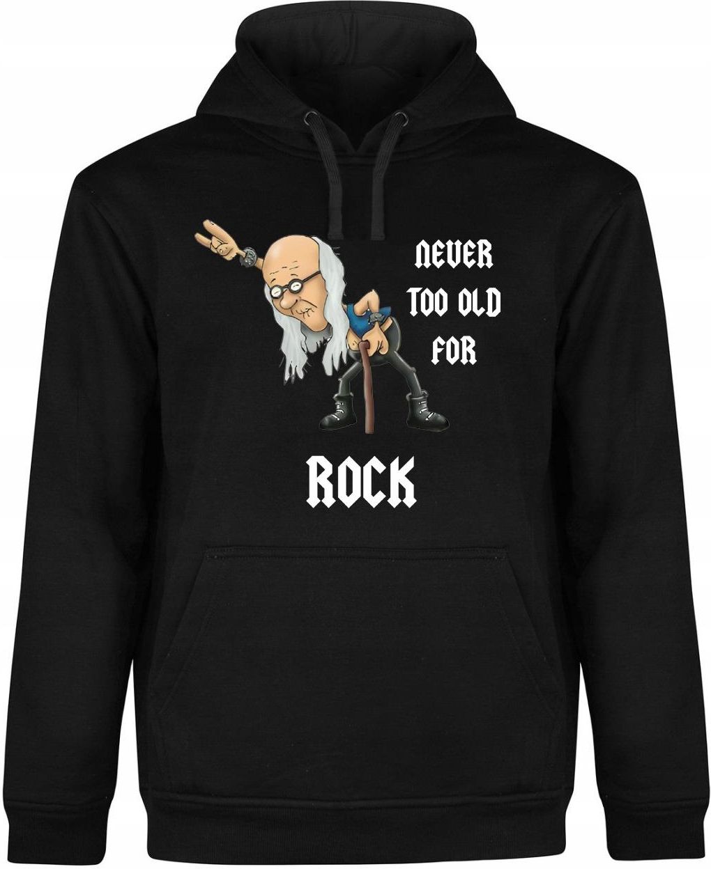 Bluza Męska Z Kapturem Rock Metal Heavy Metal Metallica Czarna R3XL