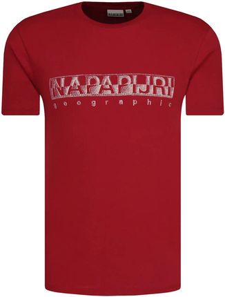 Napapijri T-Shirt meski NP0A4F9O Czerwona