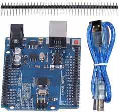 Moduł ACS A1 ATMEGA328 AVR Kompatybilny z Arduino UNO R3 + Kabel USB i Listwa Goldpin