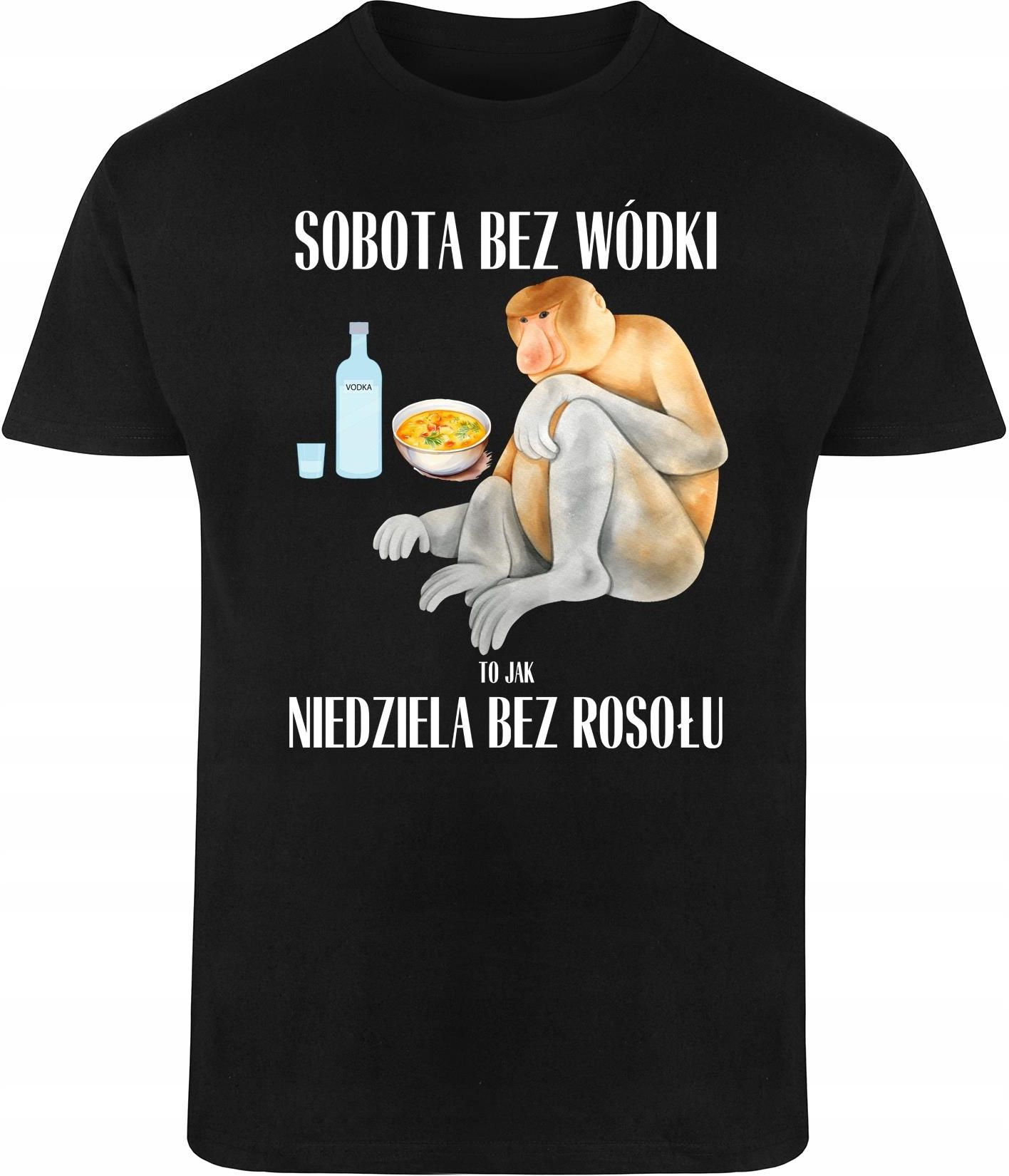 T-shirt Męski Janusz Nosacz Śmieszna Koszulka Czarna R-xl A524 - Ceny i ...