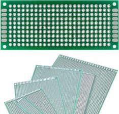 ROSFIX DWUSTRONNA UNIWERSALNA PŁYTKA PROTOTYPOWA DRUKOWANA 30X70 MM ZIELONA