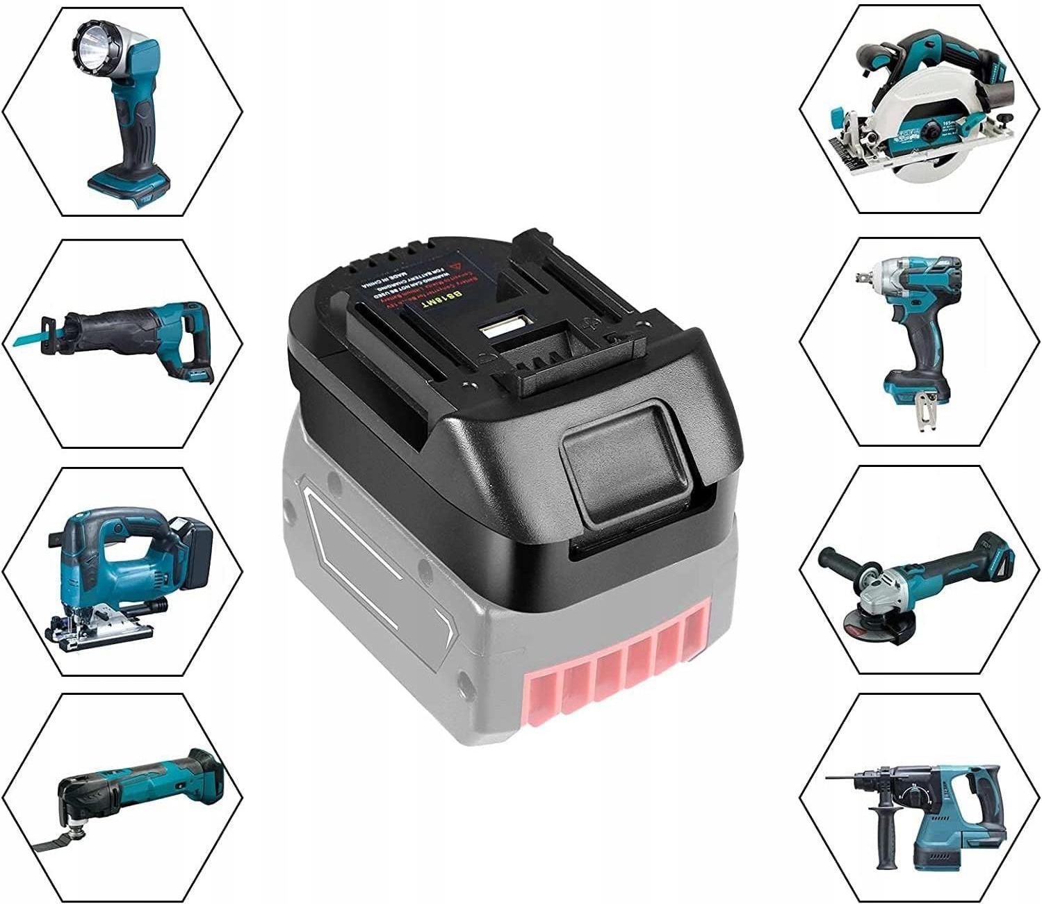 MT18BS Battery Adapter For Bosch 18V Power Tools – Connect 18V Li-Ion Batteries Easily, Lightweight & Durable