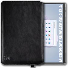 Microsoft Leo Master Etui Skórzane Na Tablet do Surface Go 2 (ETUISKÓRANATSURFACEGO2CZARNY)
