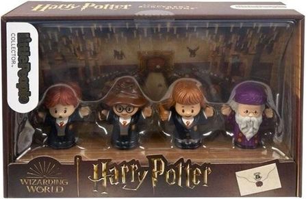 Little People Collector Harry Potter i Kamień filozoficzny 4-pak figurek Zestaw kolekcjonerski HVG45