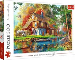 Zdjęcie Trefl Puzzle 500el. Chatka nad rzeką 37484 - Puck