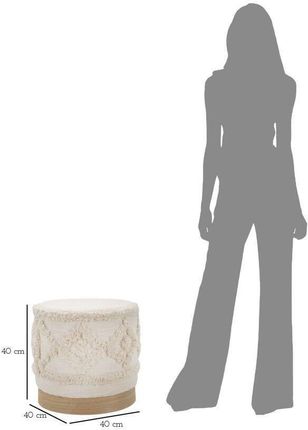 Mauro Ferretti Tuftowana Pufa Okrągła Damasco Ø 40cm (1427330000) - zdjęcie 2