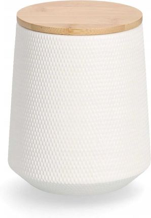 Zeller Ceramiczny Pojemnik Z Bambusową Pokrywką 1080ml (19371ZLR)