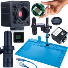 Rosfix mikroskop cyfrowy Earth Pro MCEP-0.5X z kamerą Crux PRO KMCP-HDMI-USB 5mp i silikonową matą