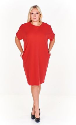 Sukienka FSU1116 MALINOWY