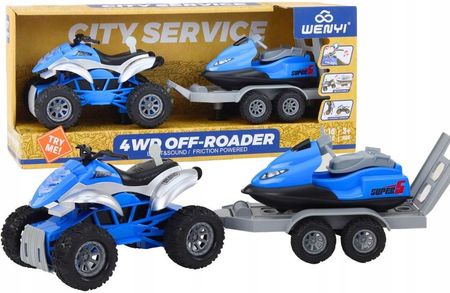 Leantoys Quad Z Przyczepą Do Przewozu