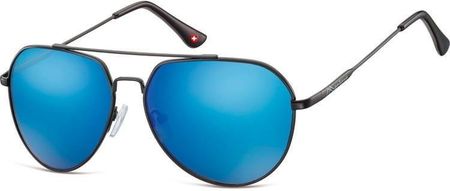 Okulary przeciwsłoneczne pilotki Montana MS90B lustrzanki black/blue