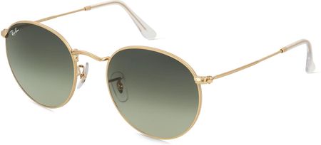 Ray-Ban 0RB3447 ROUND METAL Męskie okulary przeciwsłoneczne, Oprawka: Metal, złoty