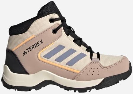 adidas Buty sportowe młodzieżowe dla dziewczynki za kostkę Terrex Hyperhiker Mid K HQ5820 35.5 Beżowe