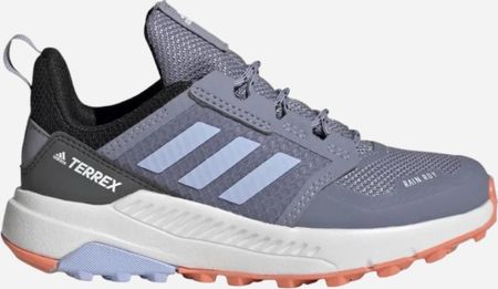 adidas Buty sportowe chłopięce na rzepy Terrex Trailmaker Mid R.Rdy K HQ5810 Błękitne