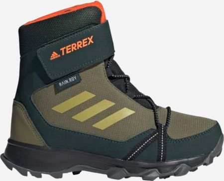 adidas Zimowe trzewiki chłopięce Terrex Snow Cf R.Rdy K GZ1178 Zielone