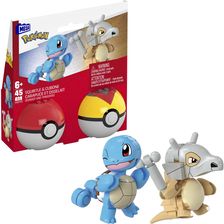 Mega Klocki konstrukcyjne Pokémon Squirtle i Cubone HXP11 HXP15