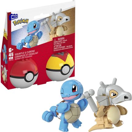 Mega Klocki konstrukcyjne Pokémon Squirtle i Cubone HXP15