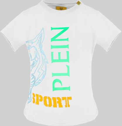 Koszulka T-shirt marki Plein Sport model DTPS3000 kolor Biały. Odzież damska. Sezon: Wiosna/Lato