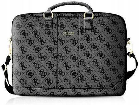 Guess Oryginalna Torba wielkość 16" szara/grey 4G Uptown