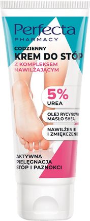 Perfecta Pharmacy Codzienny krem do stóp z kompleksem nawilżającym 5% urea