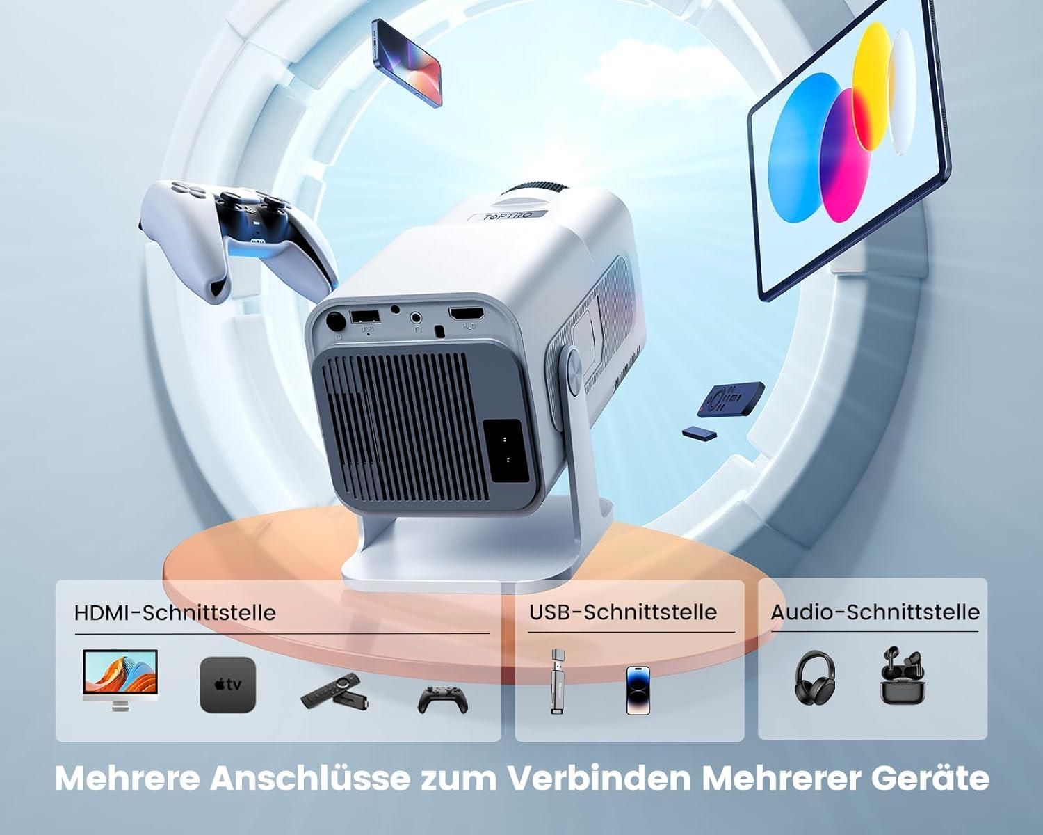 TOPTRO SMART PROJECTOR TP1 本体 TOPTRO SMART PROJECTOR TP1 本体 TOPTRO SMART PROJECTOR TP1