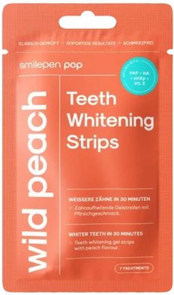 Smilepen Pop "Wild Peach" Whitening Strips, zestaw pasków do wybielania zębów (7x2)