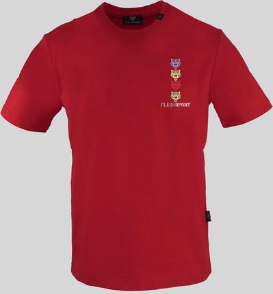 Koszulka T-shirt marki Plein Sport model TIPS1135 kolor Czerwony. Odzież męska. Sezon: Wiosna/Lato