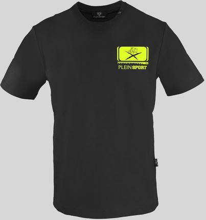 Koszulka T-shirt marki Plein Sport model TIPS1105 kolor Czarny. Odzież męska. Sezon: Wiosna/Lato