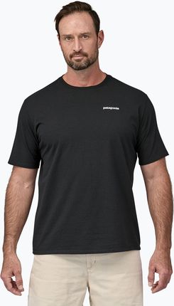 Koszulka trekkingowa męska Patagonia P-6 Logo Responsibili-Tee black | WYSYŁKA W 24H | 30 DNI NA ZWROT