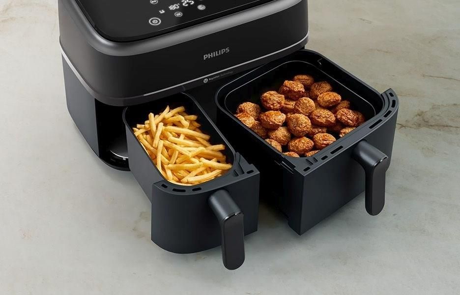 Frytkownica PHILIPS 3000 Series Dual Airfryer NA350/00 - Opinie i ceny ...