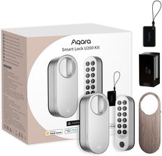 Aqara Smart Lock U200 Kit Srebrny Inteligentny zamek do drzwi HomeKit EL-D02DS