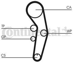 Zdjęcie Contitech Komplet Paska Rozrządu Ct1090K2 - Brzesko
