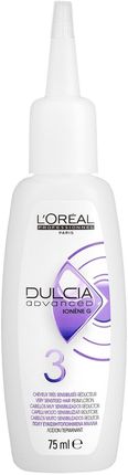 L’Oreal Professionnel  Dulcia Advanced 3 Płyn Do Trwałej Ondulacji Włosy Bardzo Uważliwione 75Ml
